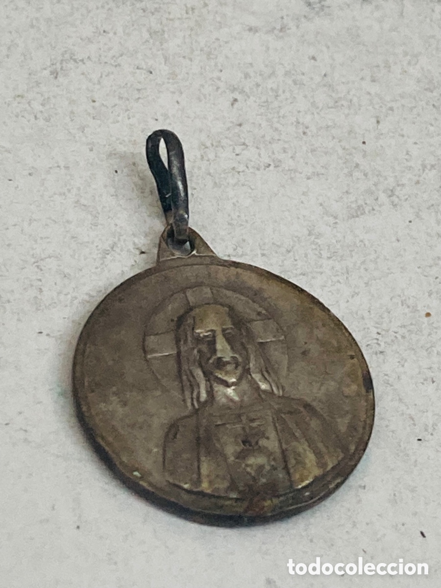 Antig&uuml;edades: Medalla de plata religiosa - Foto 1