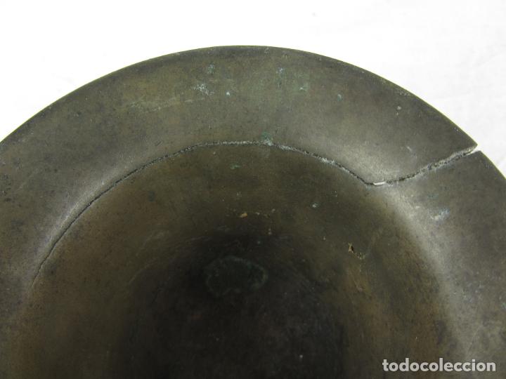 Antig&uuml;edades: Mortero/Almirez de bronce - s.XVIII - Foto 7
