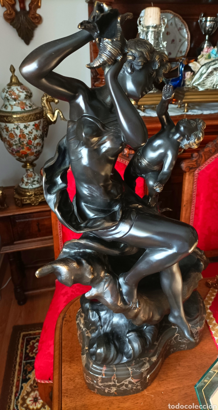 Antig&uuml;edades: Escultura de bronce Soher - Foto 2