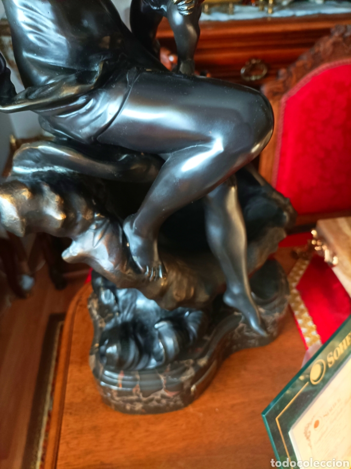 Antig&uuml;edades: Escultura de bronce Soher - Foto 4