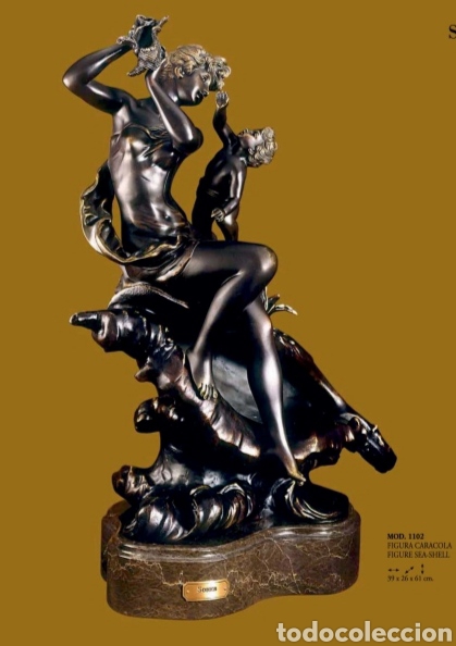 Antig&uuml;edades: Escultura de bronce Soher - Foto 1