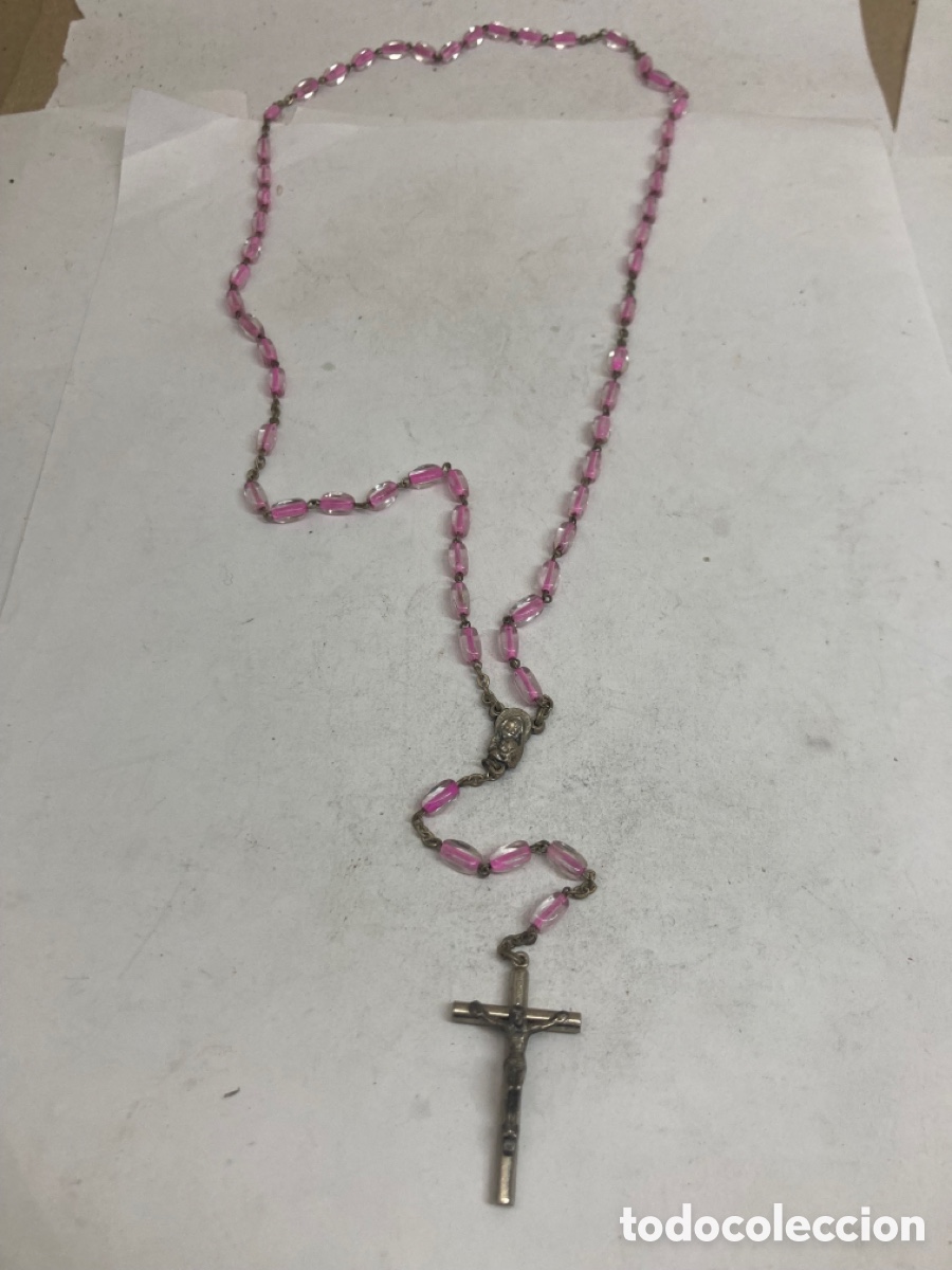 Antig&uuml;edades: Rosario de metal - Foto 1