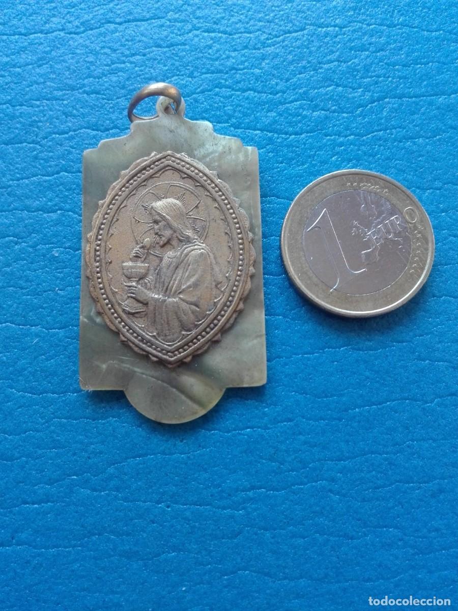 Antig&uuml;edades: MEDALLA RELIGIOSA CORAZON DE JESUS - Foto 1