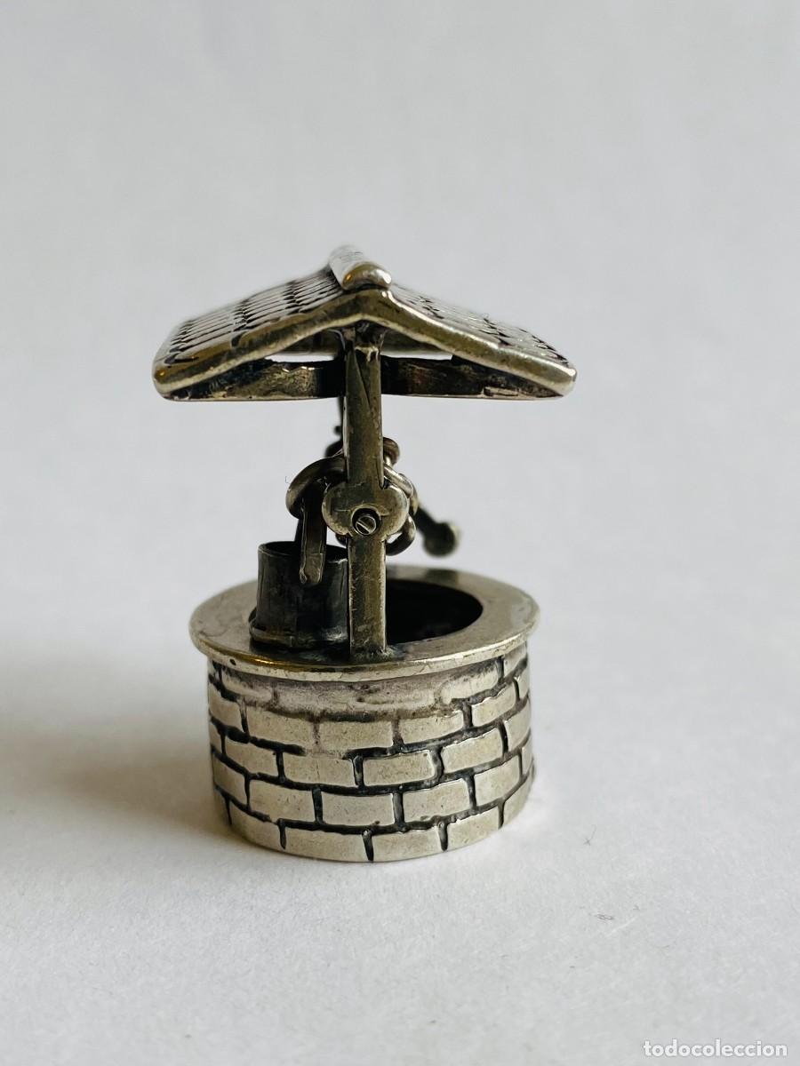 Antig&uuml;edades: Pozo miniatura de plata 800 - Foto 3