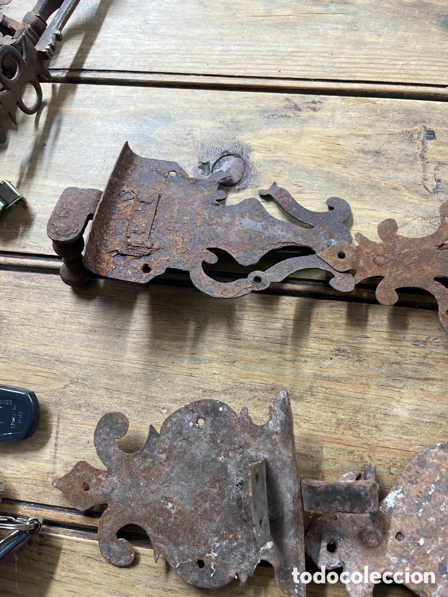 Antig&uuml;edades: Lote d&eacute; herrajes antiguos - Foto 4