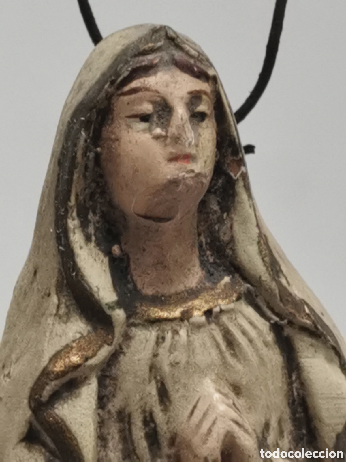 Antig&uuml;edades: Virgen de terracota - Foto 2