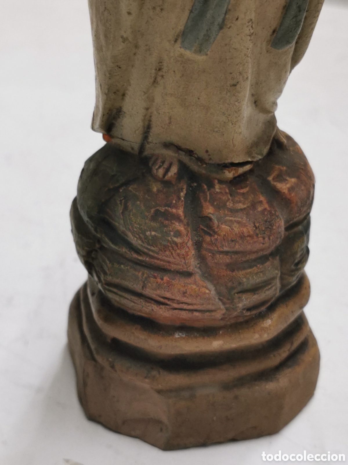 Antig&uuml;edades: Virgen de terracota - Foto 3