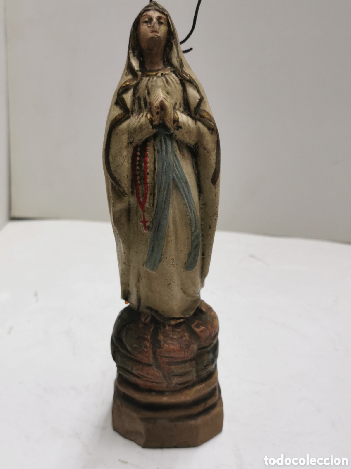 Antig&uuml;edades: Virgen de terracota - Foto 1