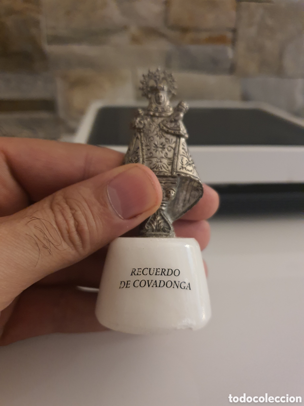Antig&uuml;edades: Figuro recuerdo de covadonga - Foto 2