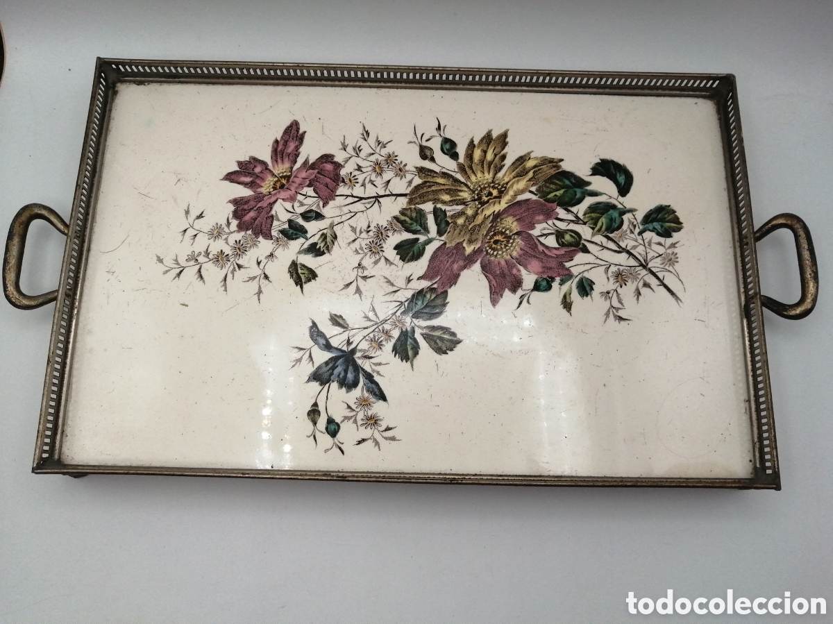 bandeja para llaves de marquetería, años 60. - Compra venta en todocoleccion