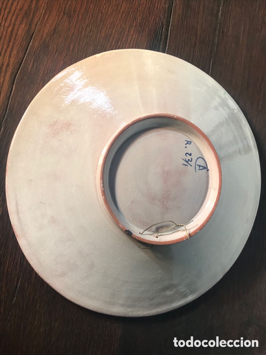 Antig&uuml;edades: Plato cer&aacute;mica 36x5cm - Foto 5
