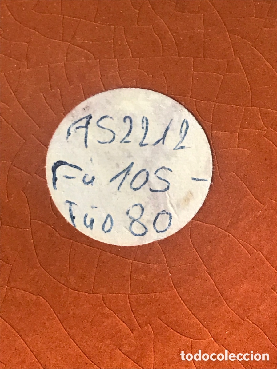 Antig&uuml;edades: Plato Cer&aacute;mica 35x4cm - Foto 4