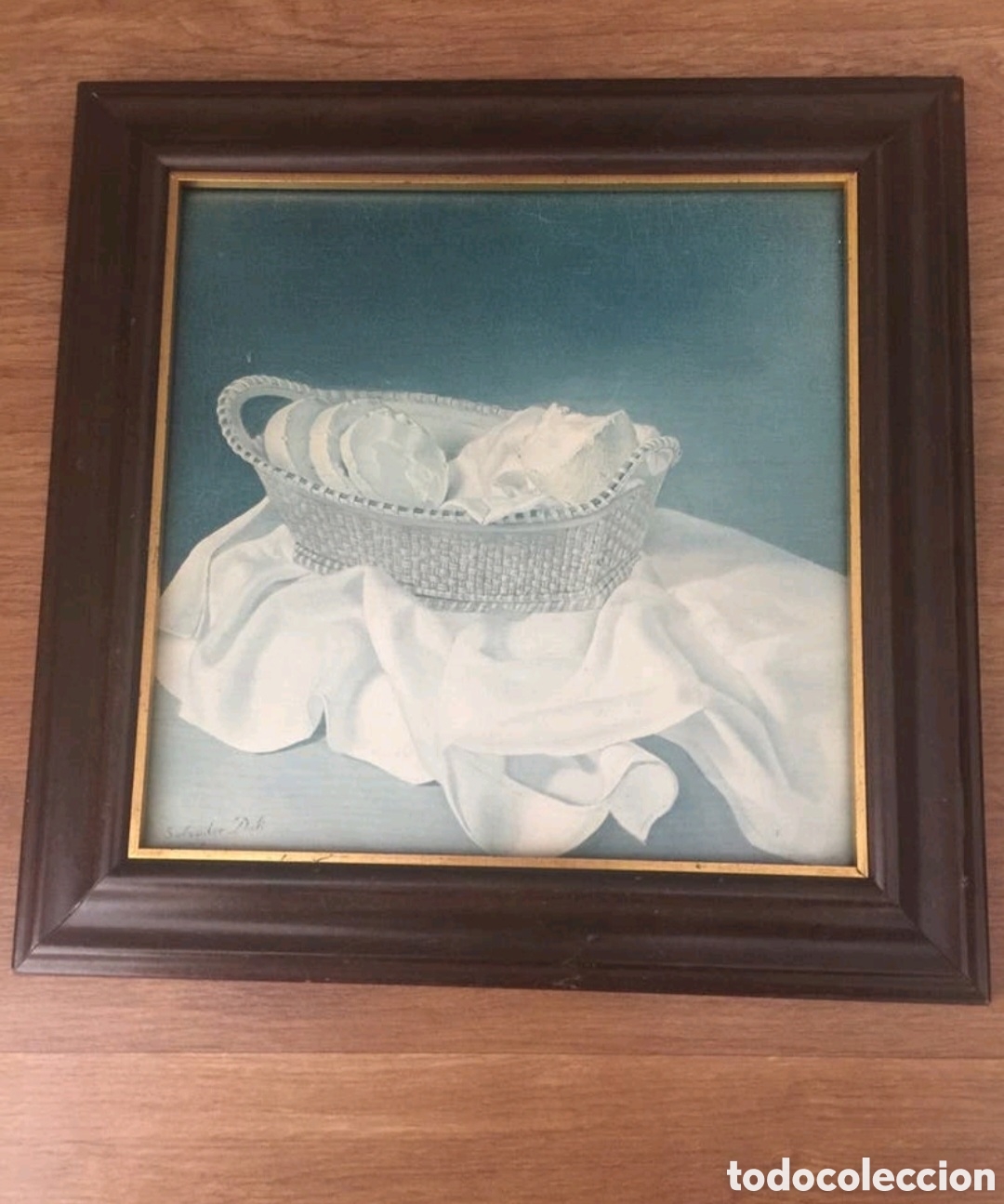 Antig&uuml;edades: Salvador Dal&iacute; copia impresa de la cesta de pan de 1926 .