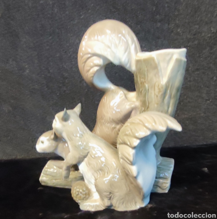 Antig&uuml;edades: Pareja de Ardillas de Lladro - Foto 5