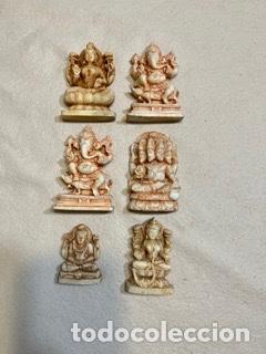 Antiquit&eacute;s: LOTE 6 PIEZAS RESINA