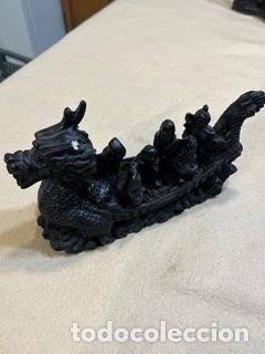 Antig&uuml;edades: BARCO DRAGON TAILANDIA FIGURA - Foto 3
