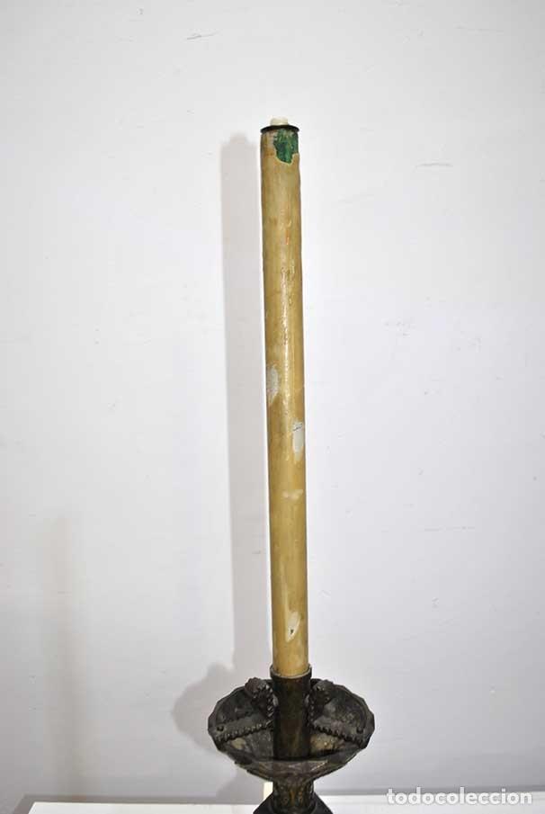 Antig&uuml;edades: APLIQUE O HACHERO MEDIEVAL BRONCE DORADO - Foto 5