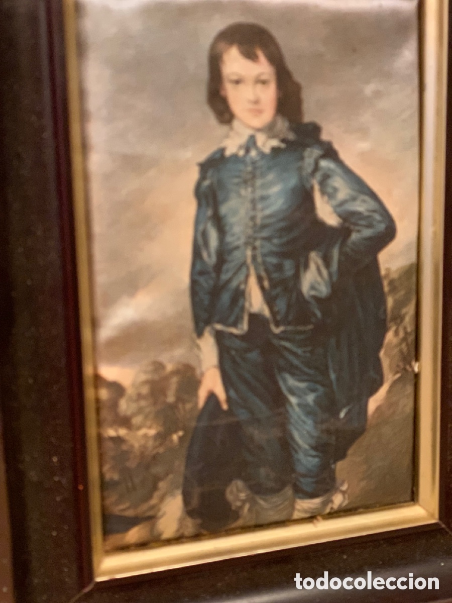 Antig&uuml;edades: Cuadro de seda italiano pintado a mano - Foto 2