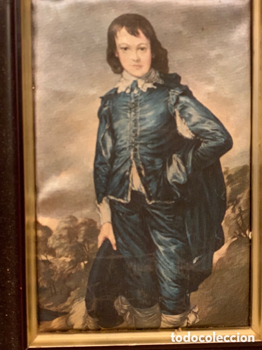 Antig&uuml;edades: Cuadro de seda italiano pintado a mano - Foto 3