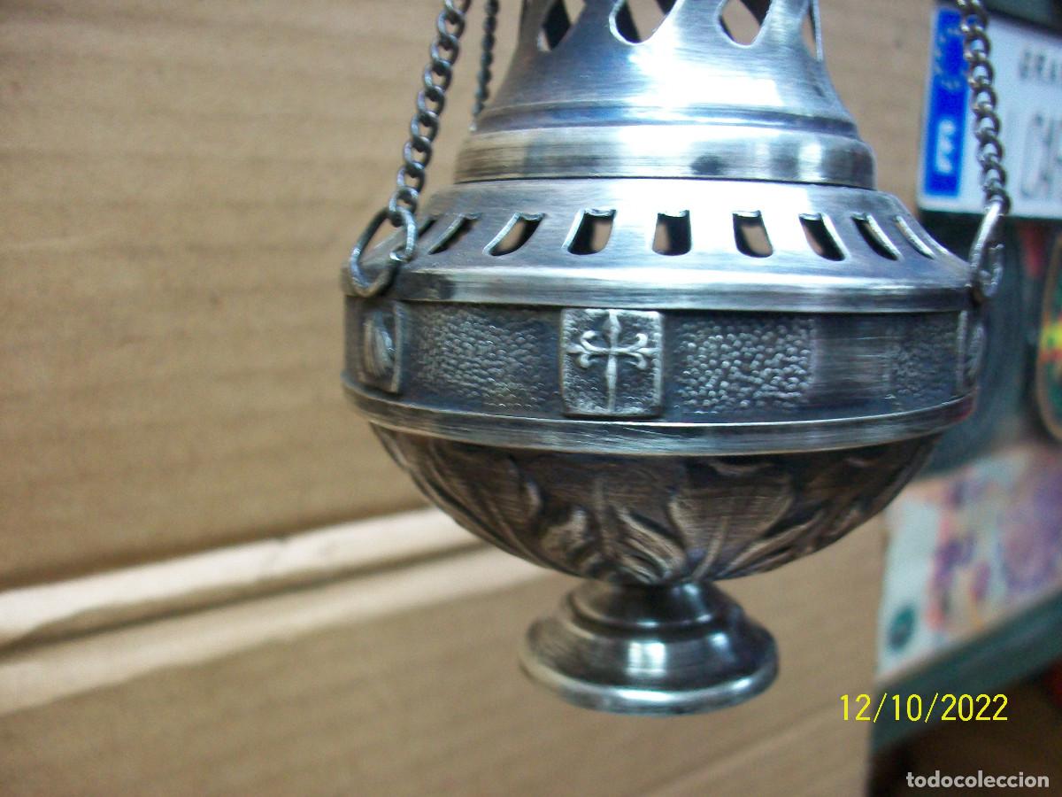 Antig&uuml;edades: ANTIGUO BOTAFUMEIRO DE PLATA - Foto 5