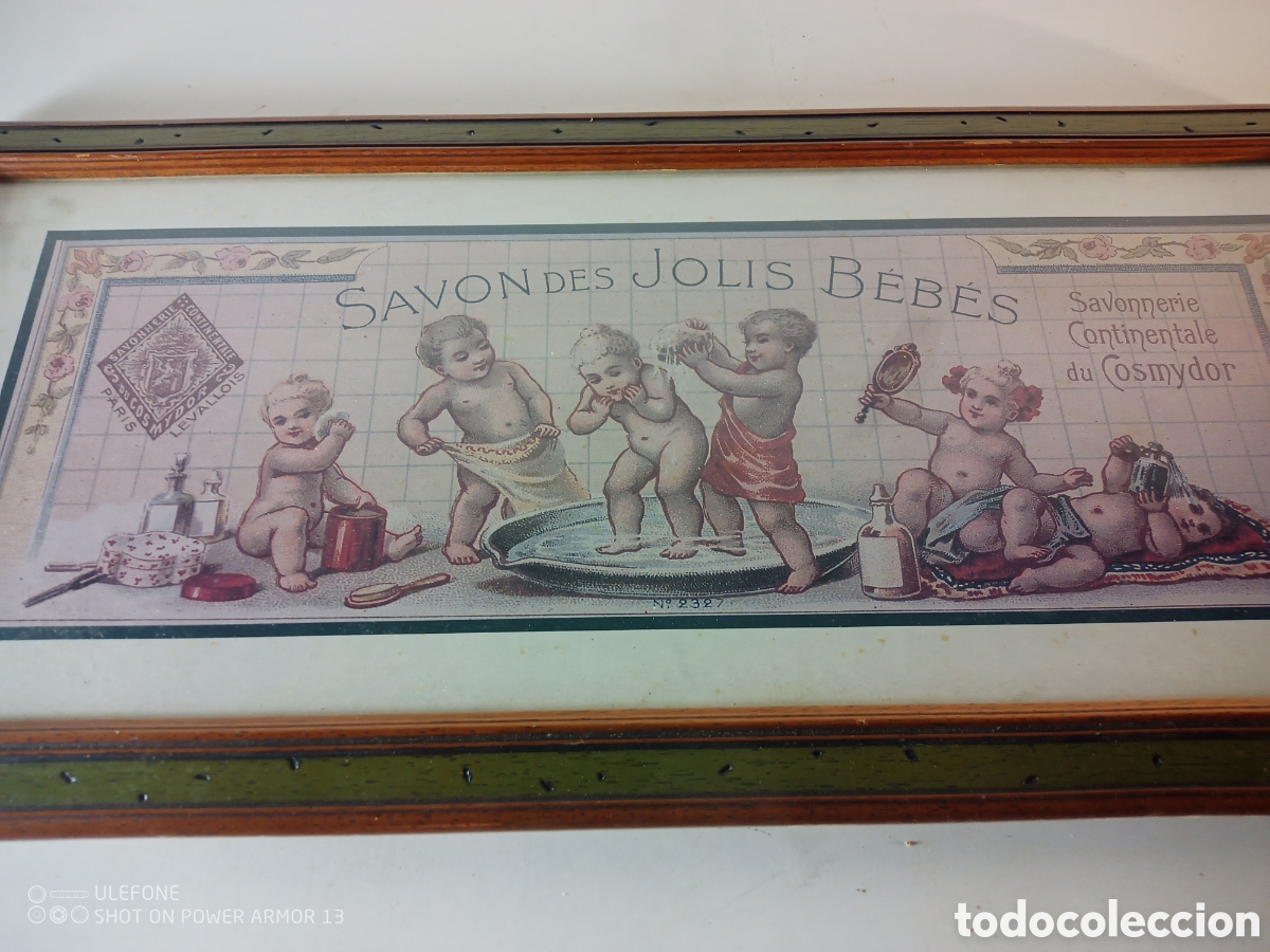 Antig&uuml;edades: Cuadro publicidad jab&oacute;n - Foto 2