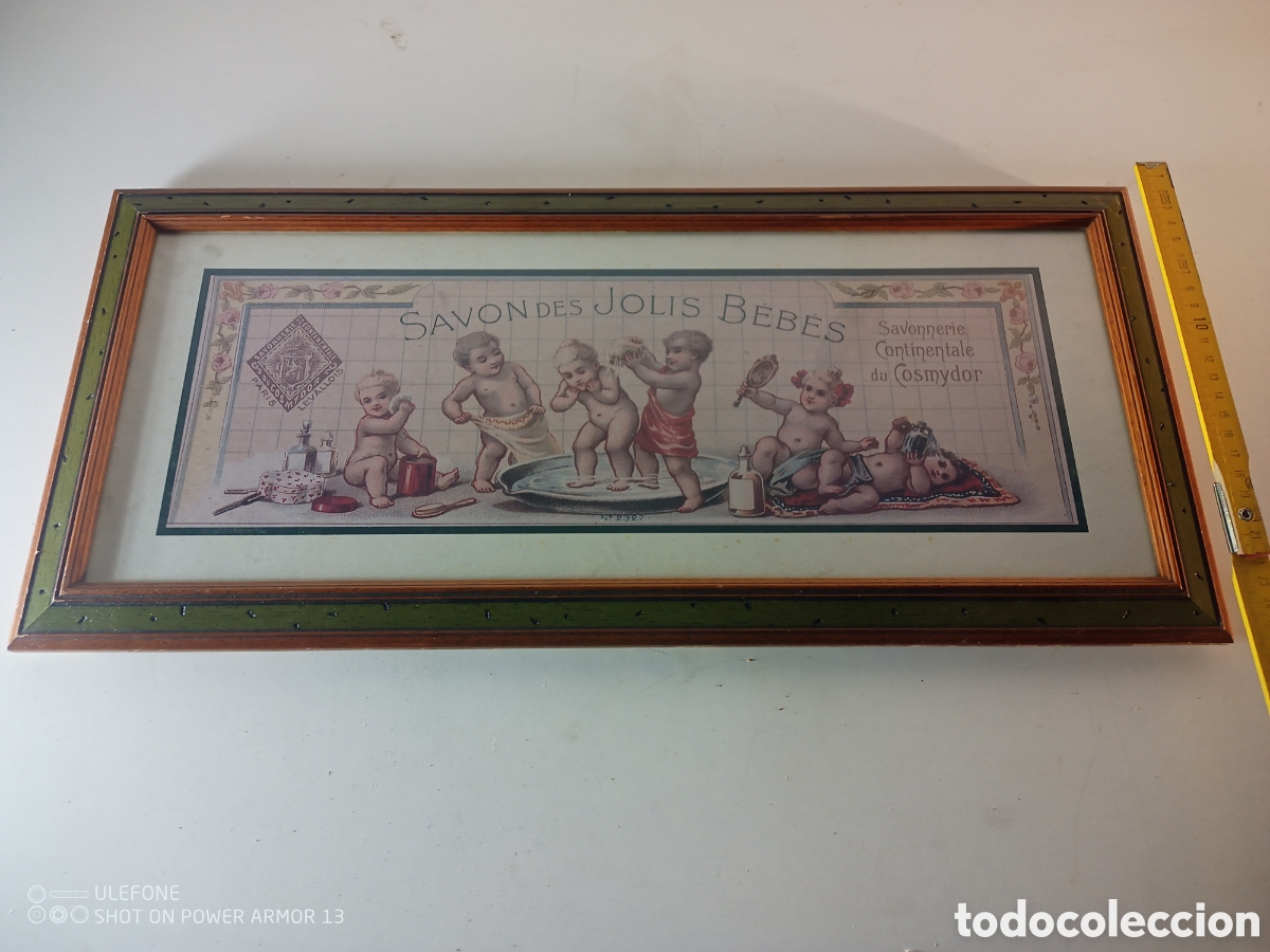 Antig&uuml;edades: Cuadro publicidad jab&oacute;n - Foto 3