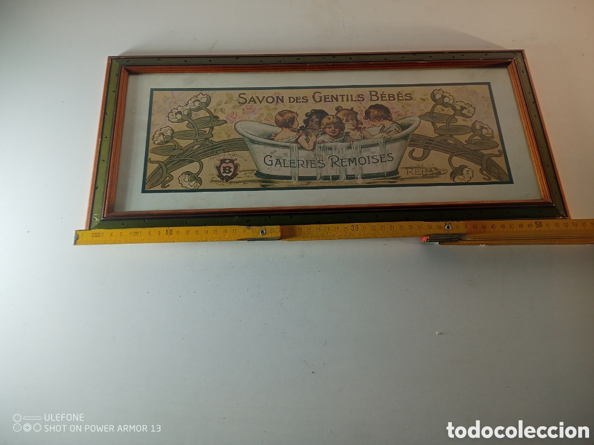 Antig&uuml;edades: Cuadro publicidad jab&oacute;n - Foto 3