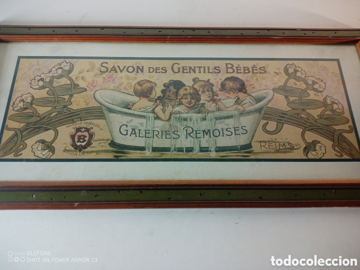 Antig&uuml;edades: Cuadro publicidad jab&oacute;n - Foto 1