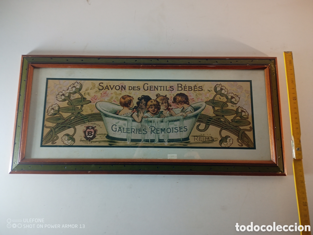 Antig&uuml;edades: Cuadro publicidad jab&oacute;n - Foto 4