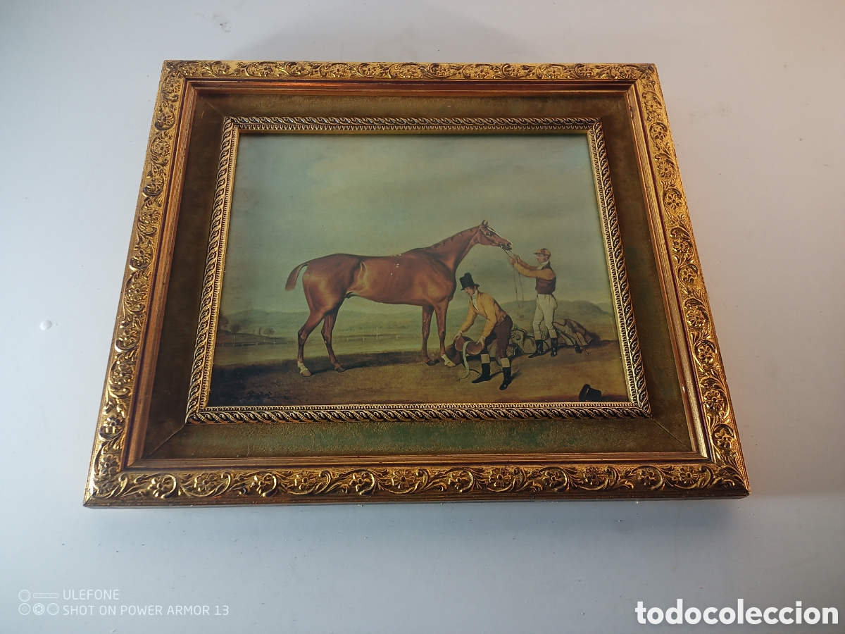 Antig&uuml;edades: Cuadro motivo equino - Foto 1
