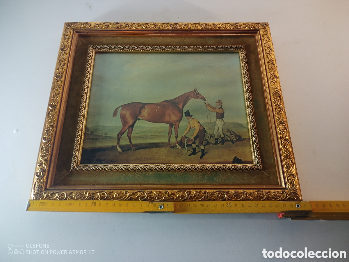 Antig&uuml;edades: Cuadro motivo equino - Foto 7