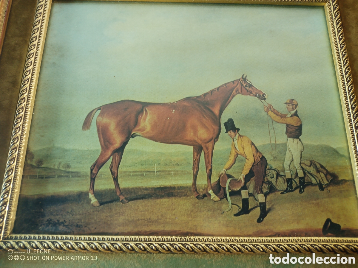 Antig&uuml;edades: Cuadro motivo equino - Foto 2