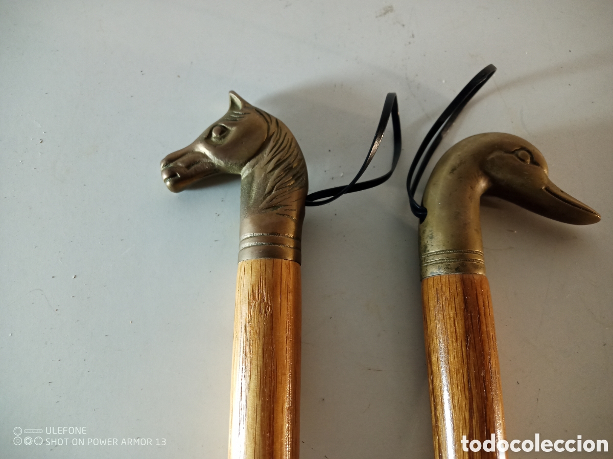 Antig&uuml;edades: Conjunto cepillo calzador caballos - Foto 2