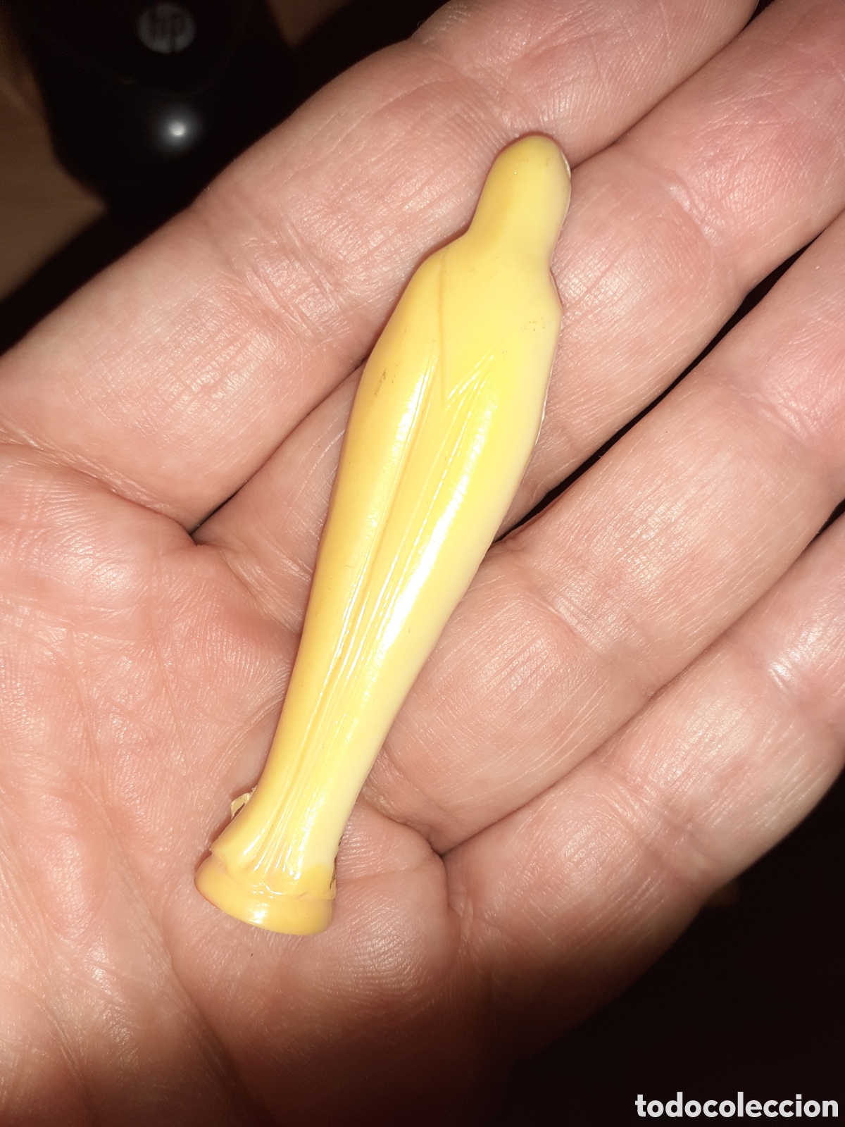 Antig&uuml;edades: Miniatura de Virgen. Pasta. 7 cms - Foto 2
