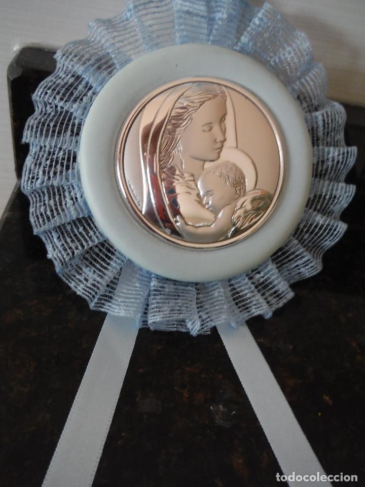 Antig&uuml;edades: MEDALLA DE PLATA PARA COLGAR EN LA CUNA - Foto 1