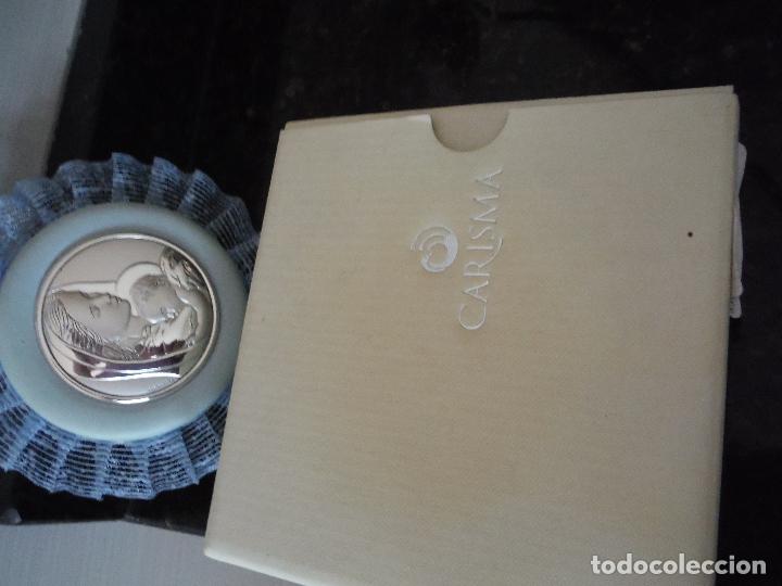 Antig&uuml;edades: MEDALLA DE PLATA PARA COLGAR EN LA CUNA - Foto 5
