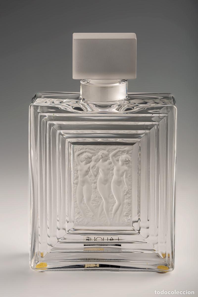 Antig&uuml;edades: Botella perfume Lalique Dunca n&ordm;3 - Foto 2