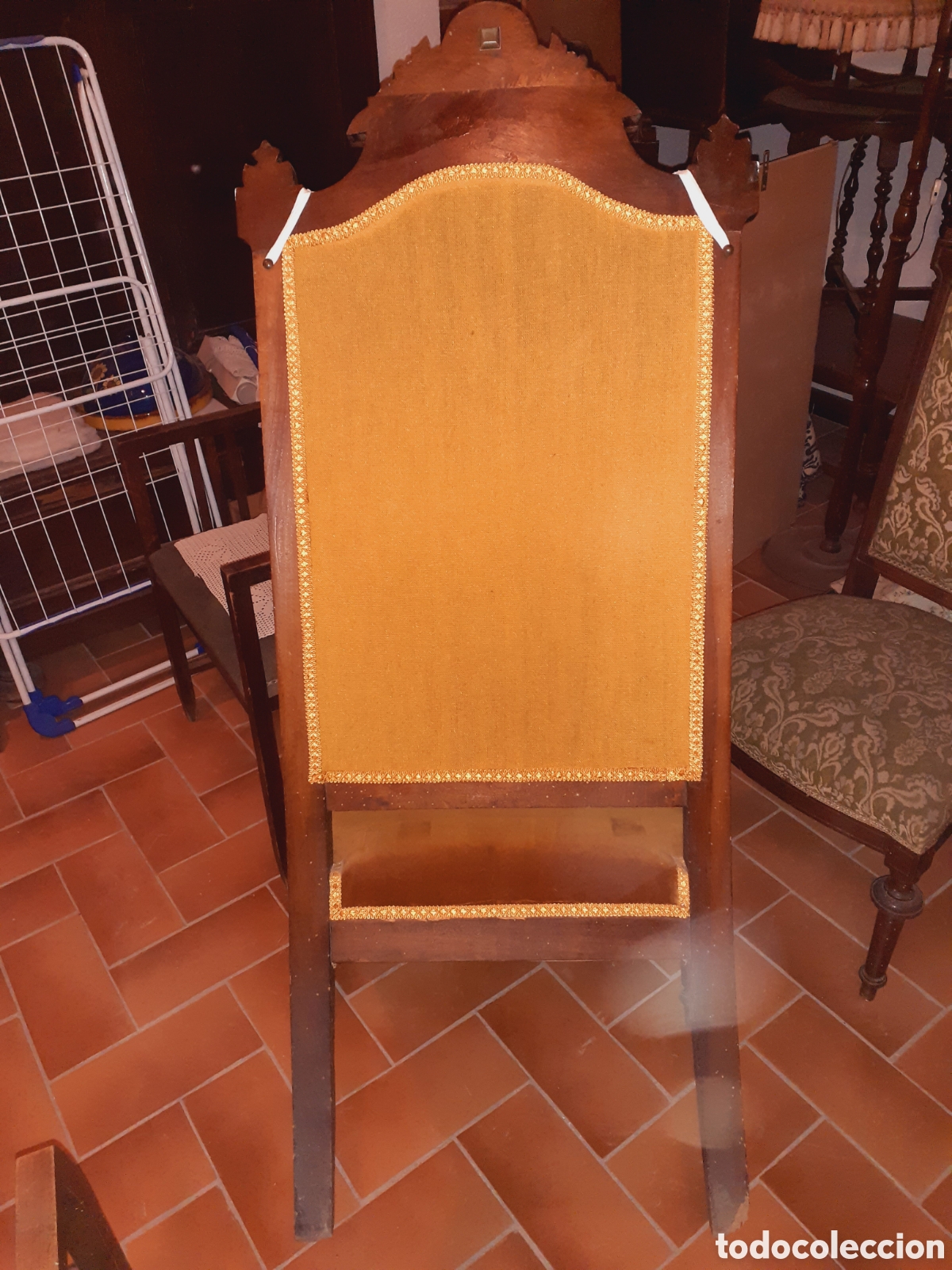 Antig&uuml;edades: Poltronas alfonsinas de nogal - Foto 2