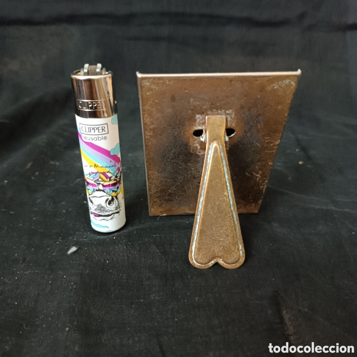 Antig&uuml;edades: CUADRO PEQUE&Ntilde;O VIRGEN DEL ROCIO - Foto 2