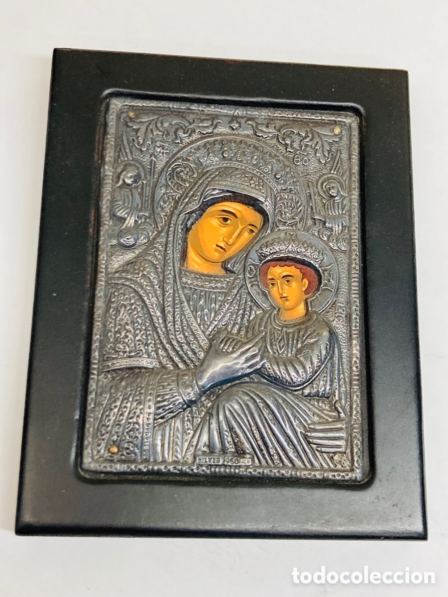 Antig&uuml;edades: Icono religioso de plata - Foto 1
