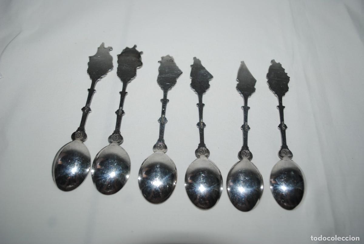 Antig&uuml;edades: CUCHARILLAS DE PLATA CON MANGO EN FORMA DE VELEROS . - Foto 3