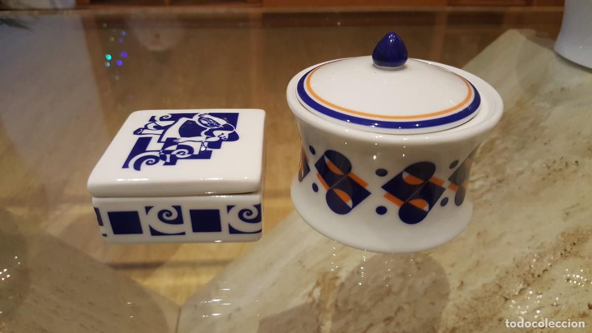 Antig&uuml;edades: CAJAS DE CERAMICA DE GALOS - Foto 1