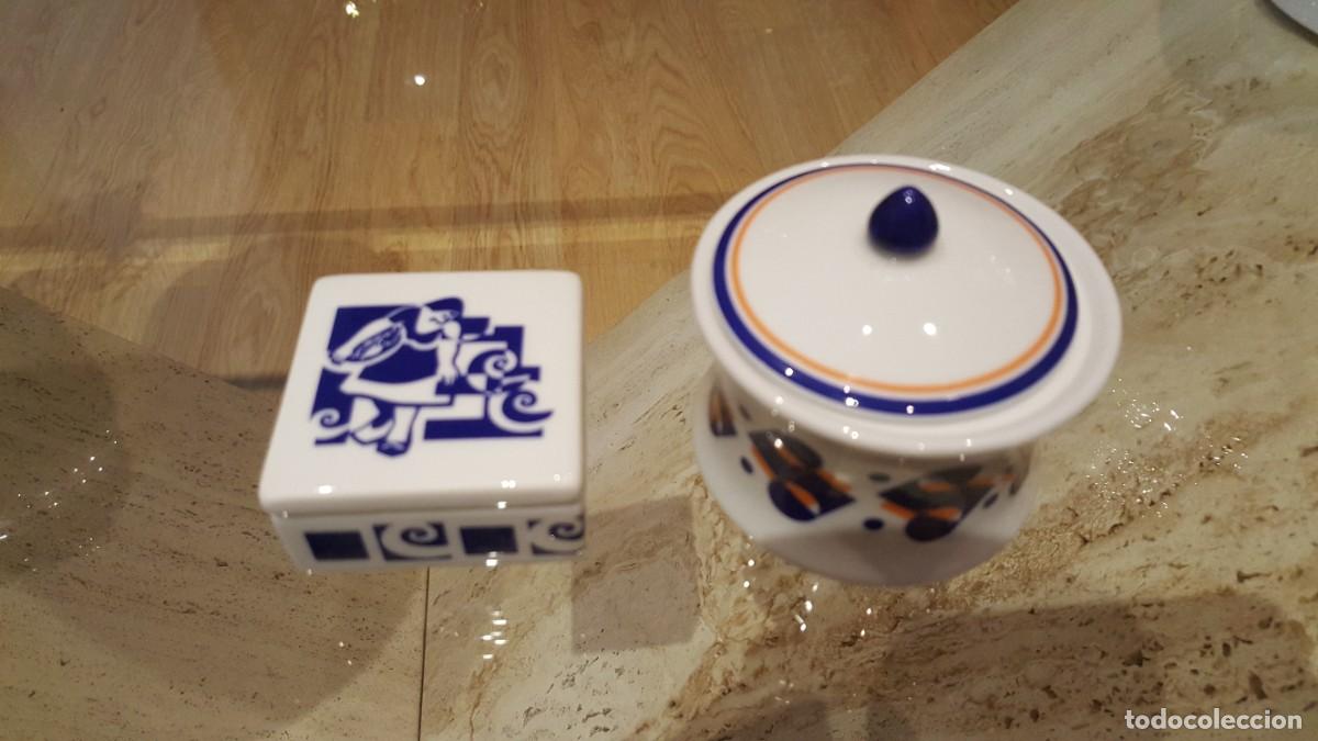 Antig&uuml;edades: CAJAS DE CERAMICA DE GALOS - Foto 2