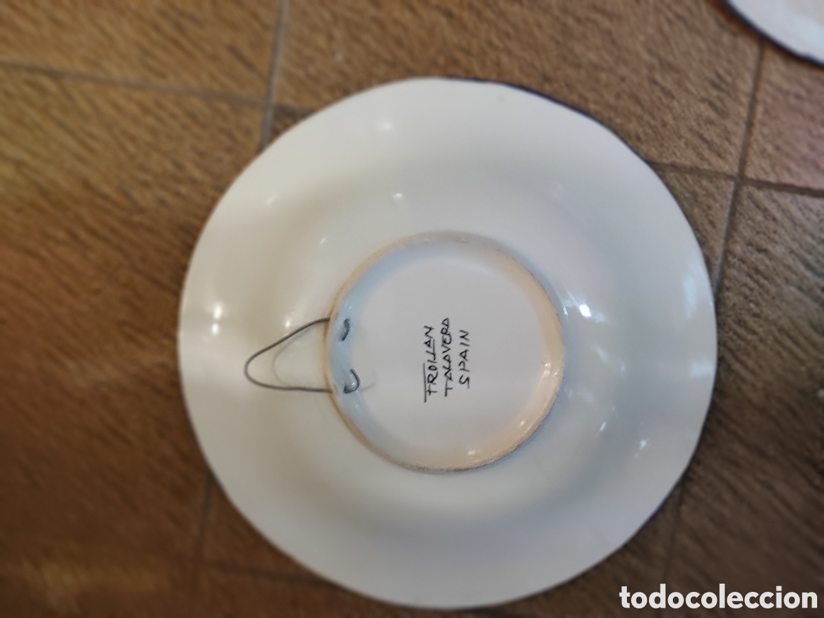 Antig&uuml;edades: Plato cer&aacute;mica de Talavera - Foto 2
