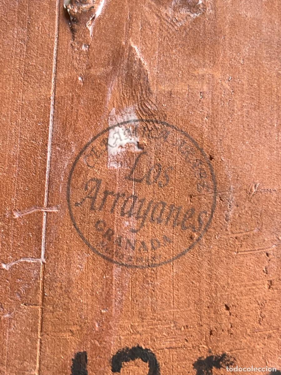 Antig&uuml;edades: BENDITERA DE CER&Aacute;MICA ESMALTADA GRANADA LOS ARRAYANES . - Foto 2