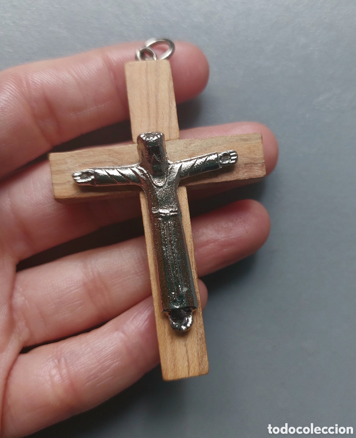 Antig&uuml;edades: Cruz peque&ntilde;a madera - Foto 1