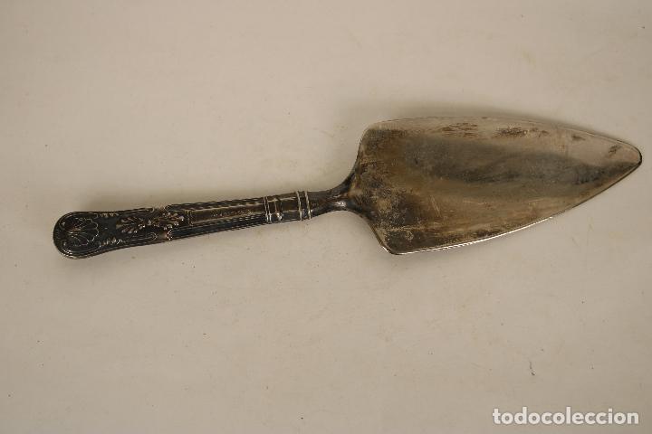 Antig&uuml;edades: pala de servir plateada made in england - Foto 2