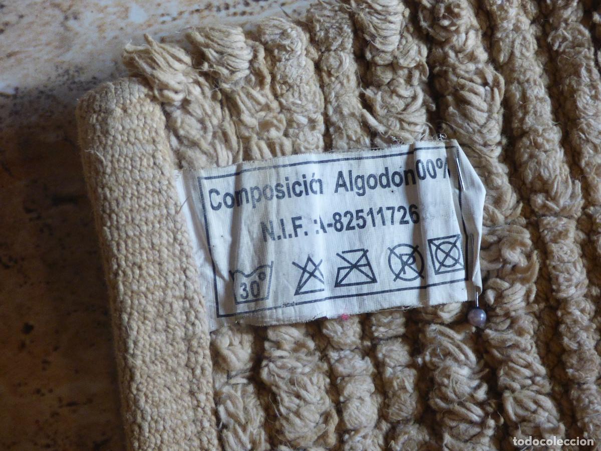 Antig&uuml;edades: Alfombra algodon,nudos. - Foto 3