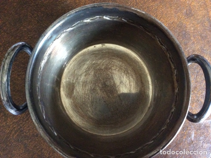 Antig&uuml;edades: C&eacute;ntrito de mesa plata - Foto 4