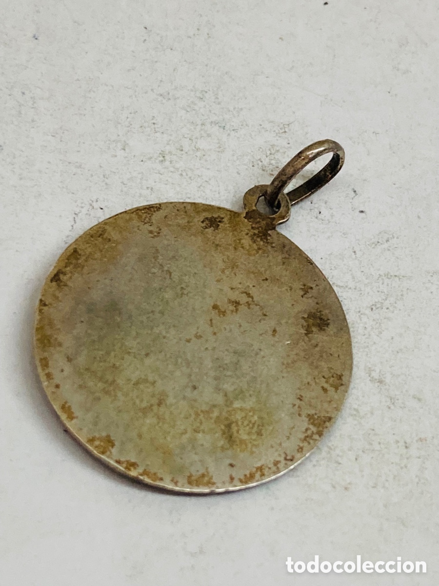 Antig&uuml;edades: Medalla de plata religiosa - Foto 2
